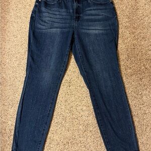 Judy Blue Dark Blue Women's Jeans - Size 15 (32 waist / 27 inch inseam)